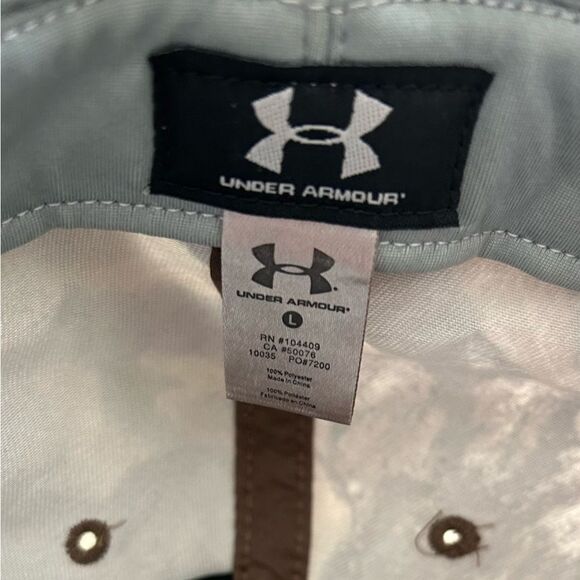 NWOT … UNDER ARMOUR “Size: L” Woodland Camo Hat - Picture 3 of 3